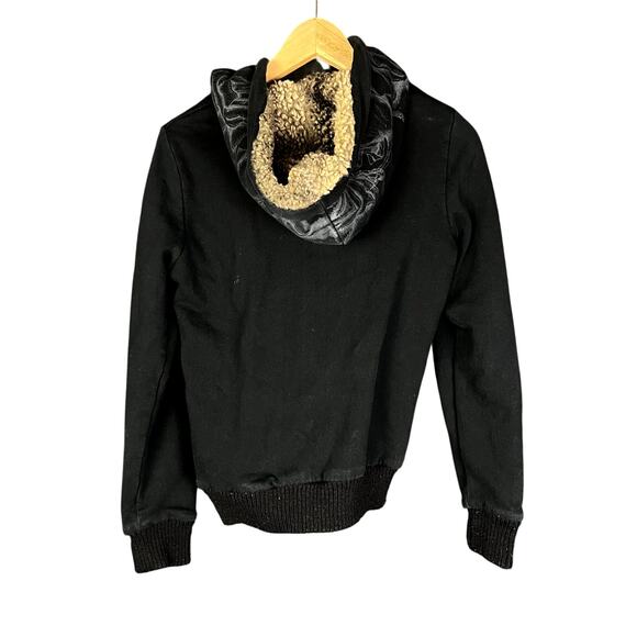 Vintage Y2K Women's Fox Racing Fox Riders Company Zip-Up Sherpa Hoodie - Small - Picture 2 of 8